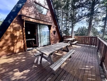 chalet meublé avec vue panoramique