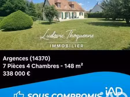 vente maison à argences (14370) : à vendre / 147m² argences