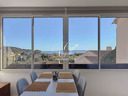 appartement t2 avec terrasse et vue mer à vendre à cavalière - proche de la plage
