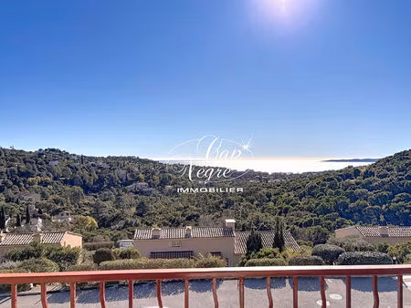 appartement t3 vue mer proche plages à vendre aux issambres