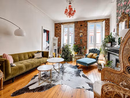 appartement ancien t4 à vendre toulouse quartier des chalets (31000) 141 m2