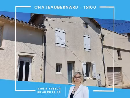 maison de ville - 60 m² - 1 chambre et 1 bureau
