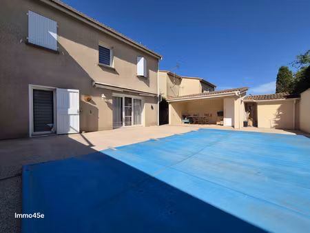 portes les valence - maison t4 avec piscine