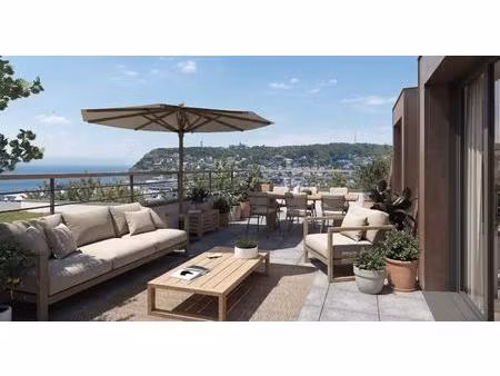 vue mer t3 terrasse + parking