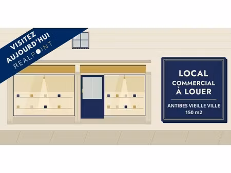 location commerce antibes 06160 150m²