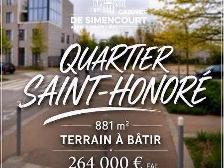terrain constructible à vendre