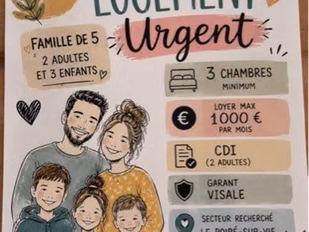 recherche location 3/4 chambres