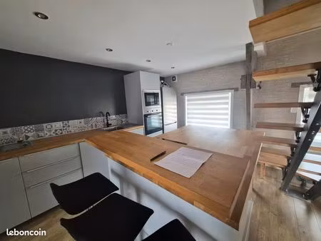 duplex de 63 m²2 pièces  centre ville gouy sous bellonne