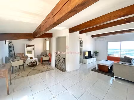 maison 5 pièces avec sous sol total et extérieurs - vue mer panoramique - madrague de...