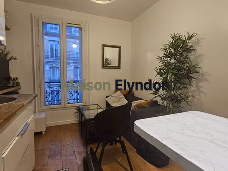 t2 meublé 23 m² – clichy