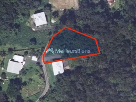 rivière-salée 97215 : terrain de 1 596 m² avec 1 114 m² constructibles