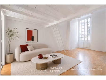 appartement traversant proche seine au coeur de la capitale