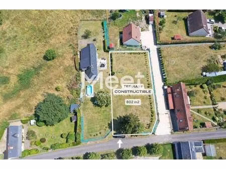 terrain constructible à vendre