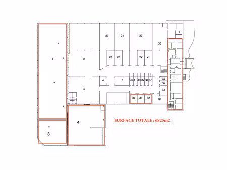 vente commerce 6825 m² meaux (77100)