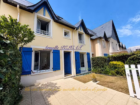 maison type cottage 4 pièces 56 89 m²  avec terrasse  jardin et garage à 200m de la plage 