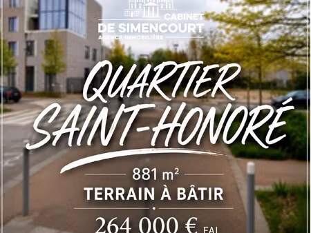 vente terrain amiens 80000 881m²