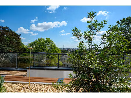 saint cloud - village - 6 p duplex terrasse et jardin - neuf
