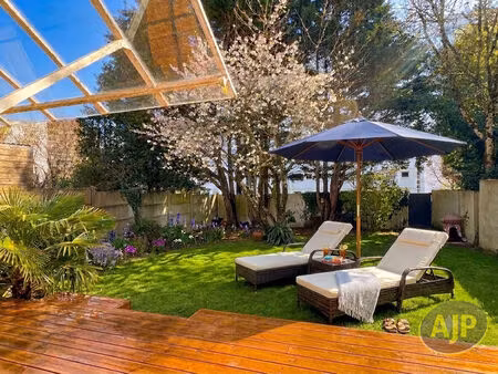 zola / mellinet : maison au calme et jardin arboré