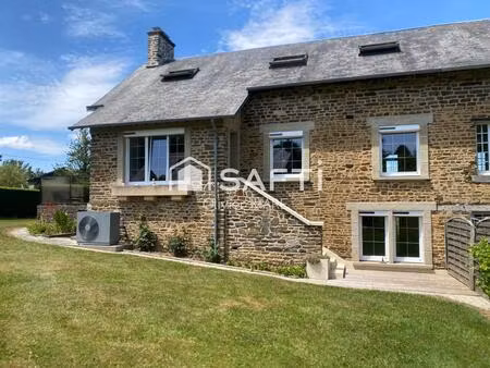 maison 126 m²  4 chs  terrain 3952 m²  montilly sur noireau