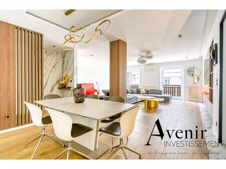 appartement climatisé t5 165m2 - 4 chambres - balcons - lyon 6ème