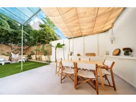cannes - 3 pièces rénové en duplex + terrasse et jardin
