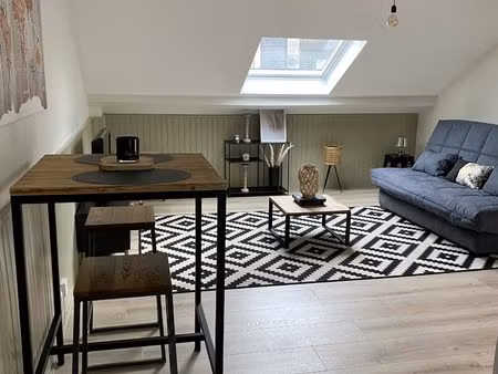 grand studio meublé entierement rénové