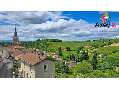 a vendre - secteur balbigny - immeuble avec 2 logements  2 grands garages et terrasse