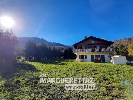 charmant chalet avec terrain constructible – st jeoire / onnion