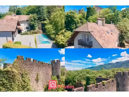 domaine de 2 hectares à lully avec habitations et ruines du château de la rochette