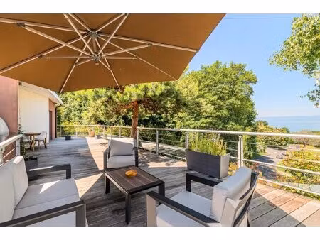évian-les-bains - villa contemporaine - terrain de 1 224 m² - vue lac et golf - 3...