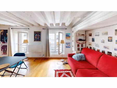 vente appartement 1 pièce  27.55m²  paris 10