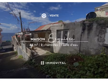 achat maison 3 pièces 66m² basse terre 97100