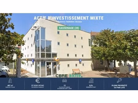 achat local commercial 407m² sassenage 38360