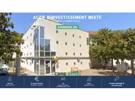 achat local commercial 607m² sassenage 38360