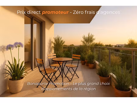 vente appartement 2 pièces 63 m² béziers (34500)