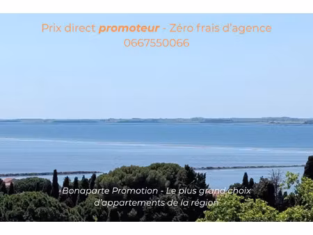 vente appartement 3 pièces 90 m² sète (34200)