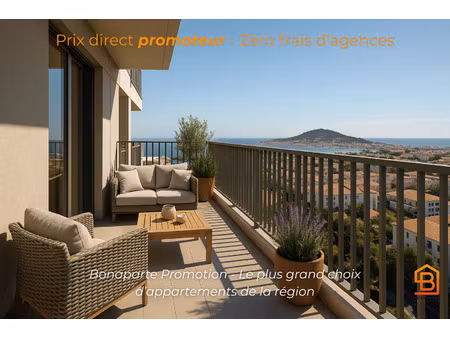vente appartement 2 pièces 62 m² sète (34200)