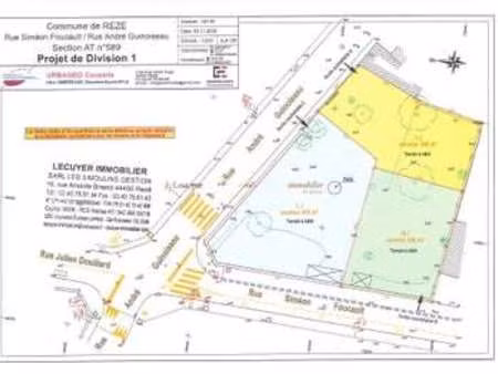 vente terrain à rezé (44400) : à vendre / 300m² rezé