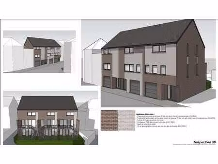 terrain à bâtir – 3 maisons – 285 m²