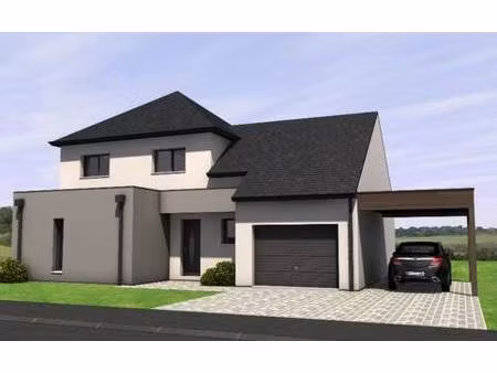 terrain avec maison neuve à vendre