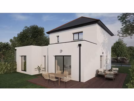 terrain avec maison neuve à vendre