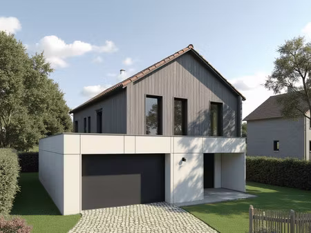 terrain avec maison neuve à vendre