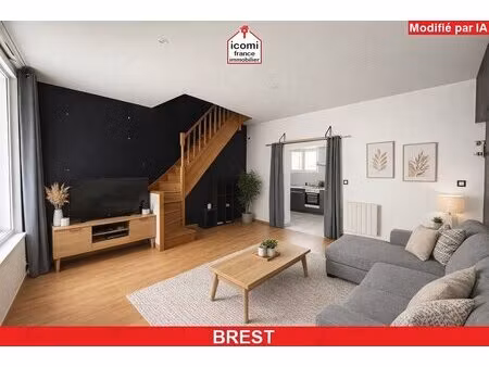finistere - brest (29200) - a vendre - appartement - duplex - 1 chambre - beau potentiel -