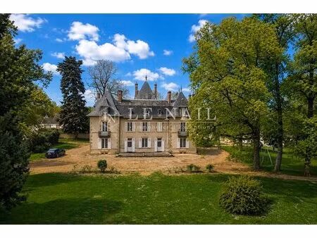 château du xixe siècle avec gîtes en bourbonnais