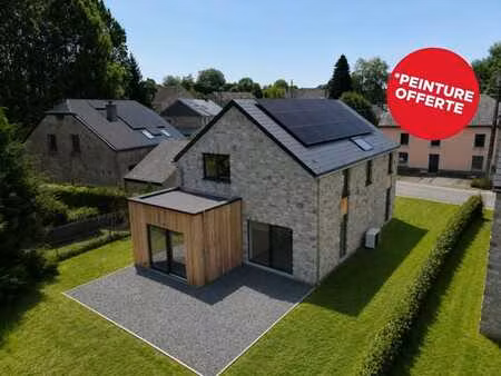 villa neuve 4 chambres avec jardin et garage à libin