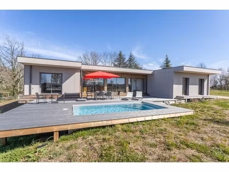 maison à vendre plain-pied en bois de 149 m²  5 pièces  piscine  2 garages - bergerac (24)