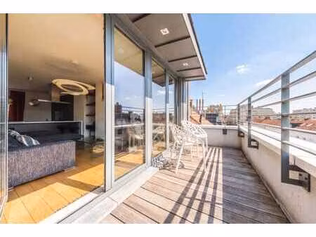 penthouse avec terrasses - vue dégagée aux étangs d’ixelles