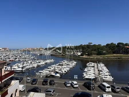 capbreton face au port t4 terrasse parking