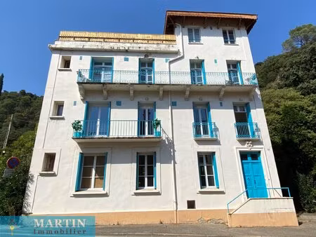 maison avec potentiel locatif et terrasse ensoleillée dans la ville thermale...