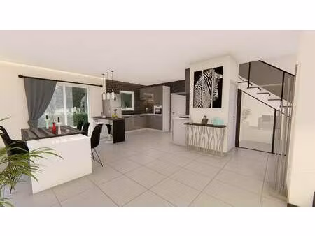 terrain avec maison neuve à vendre
